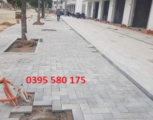 Đá ong ốp vỉa hè